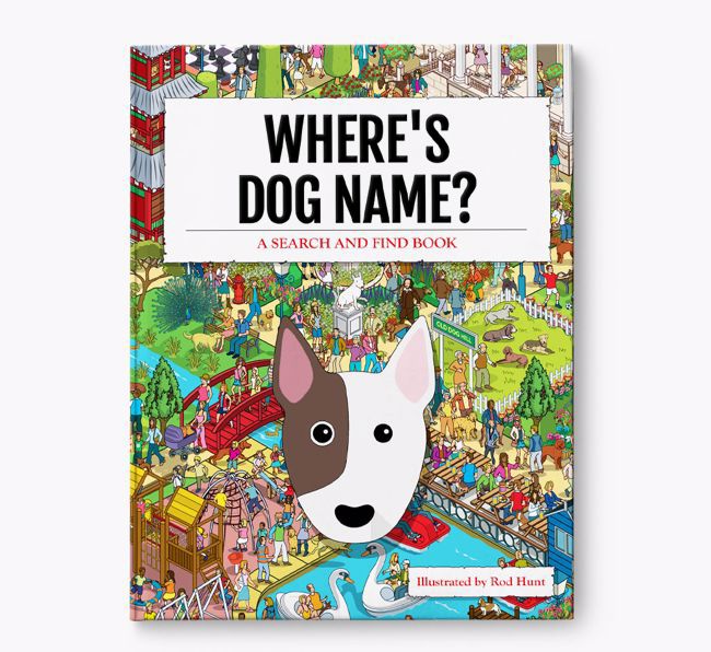 Personalised Where's {dogsName} Book